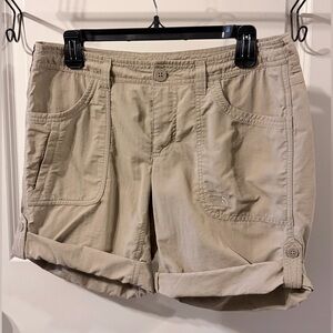 The North Face Women's Beige Cargo Shorts